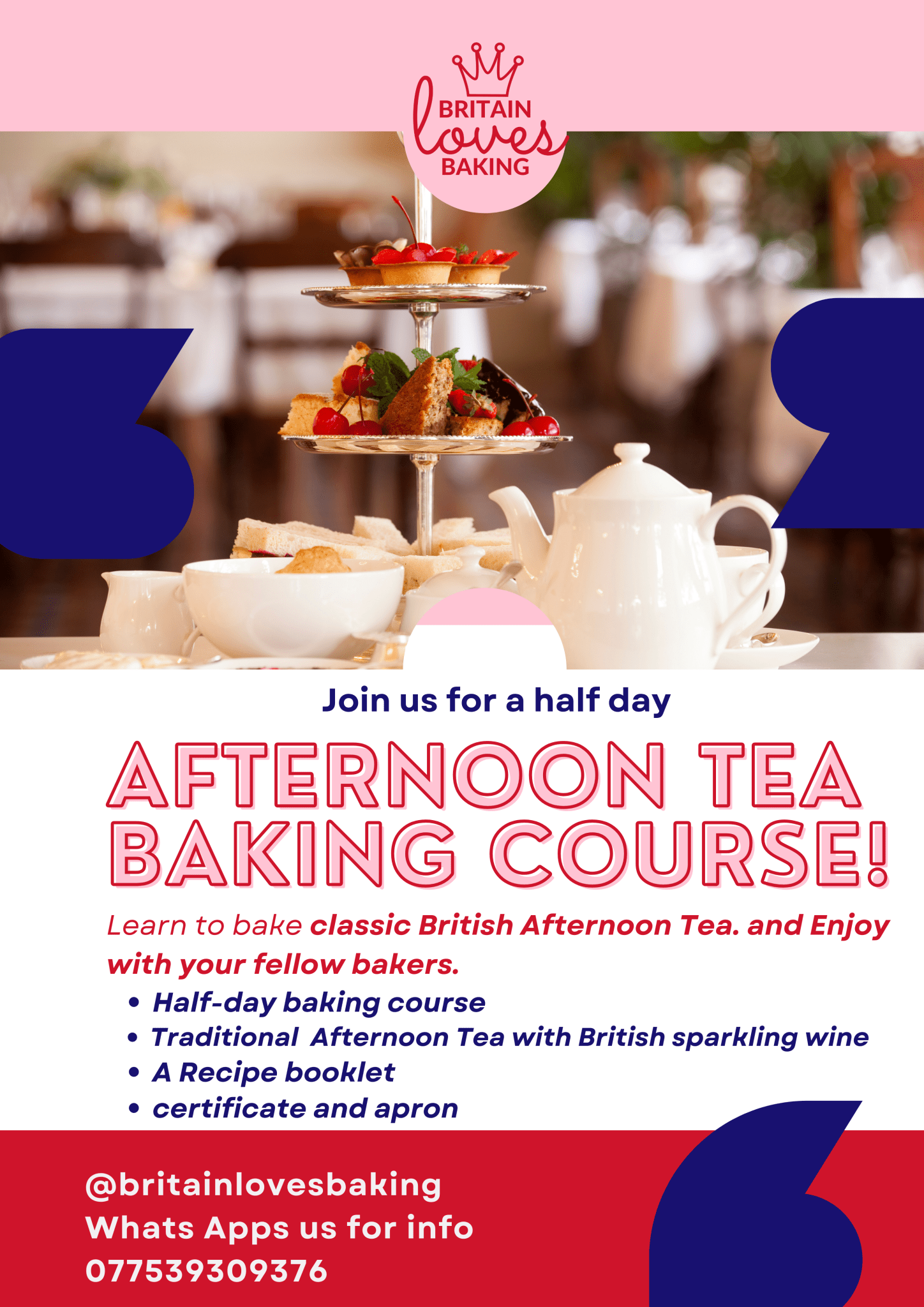 Britain Loves Baking Academy Half Day Traditional Afternoon Tea Masterclass. - cakery wonderland eventsWonderland ExperiencesWonderland Experiencesbaking Masterclasshalfdayafternoonteaclass