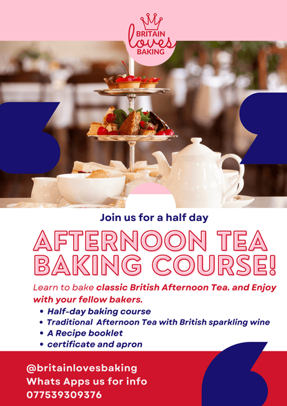 Britain Loves Baking Academy Half Day Traditional Afternoon Tea Masterclass. - cakery wonderland eventsWonderland ExperiencesWonderland Experiencesbaking Masterclasshalfdayafternoonteaclass