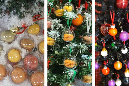 Delicious French Macaron Filled Christmas Baubles - cakery wonderland eventscakery wonderland eventscakery wonderland eventsMacaron