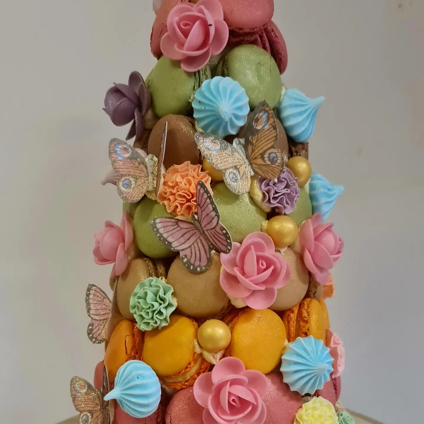 Macaron Tower Croquembouche 30cm tall - cakery wonderland eventscakery wonderland eventscakery wonderland eventsmacaron tower croquembouche