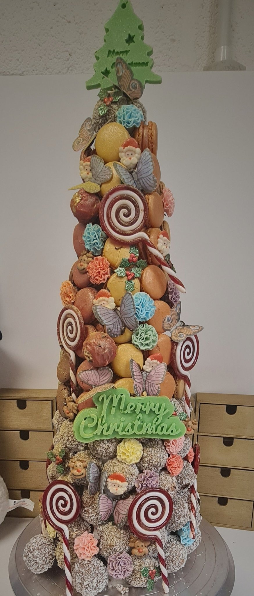 Macaron Tower Croquembouche 30cm tall - cakery wonderland eventscakery wonderland eventscakery wonderland eventsmacaron tower croquembouche