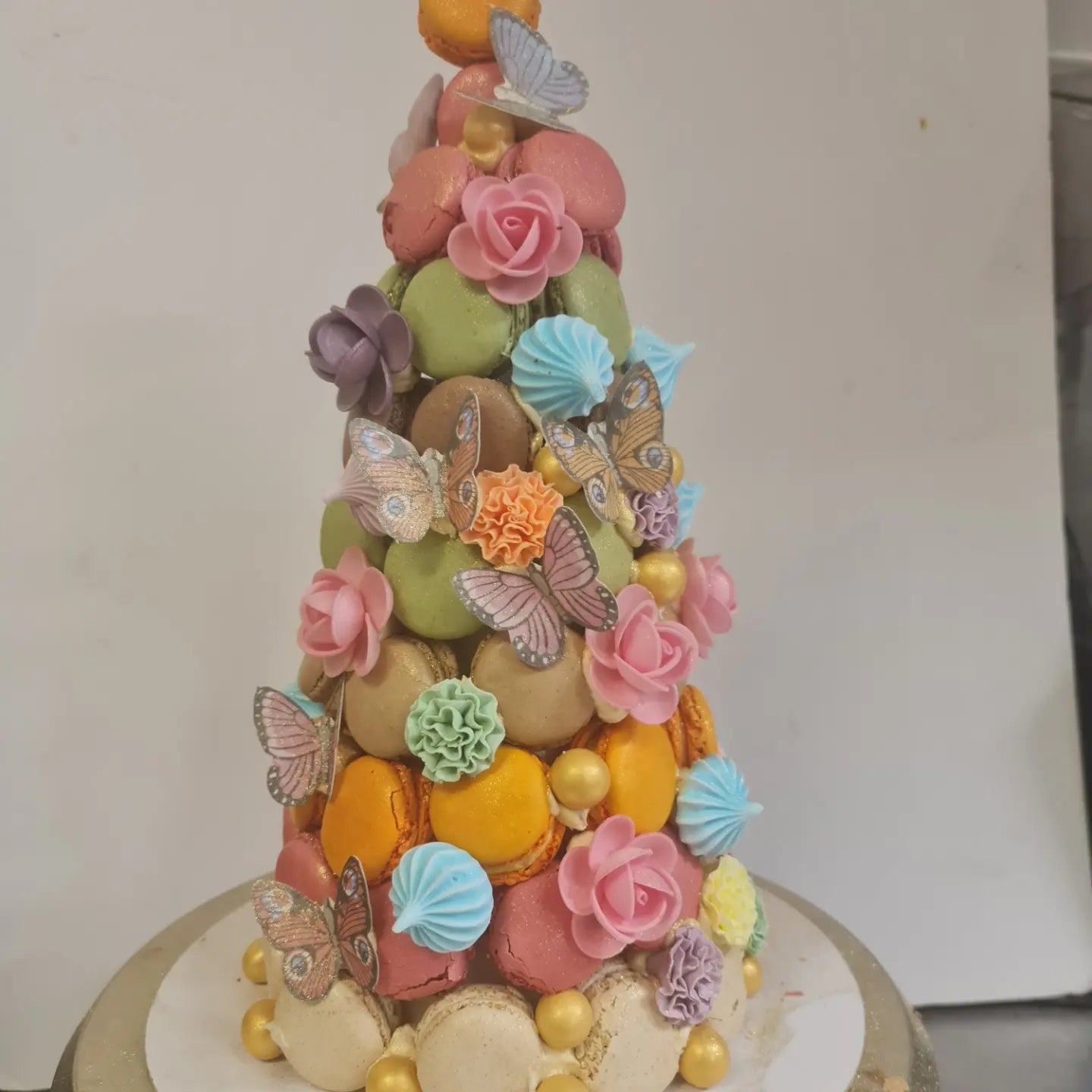 Macaron Tower Croquembouche 30cm tall - cakery wonderland eventscakery wonderland eventscakery wonderland eventsmacaron tower croquembouche